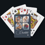 Design Your Own 4 Photo Personalized Name Playing Cards<br><div class="desc">Unleash your creativity with our Design Your Own 4 Photo Personalized Name Poker Cards! These custom playing cards allow you to upload and showcase four of your favorite photos, making game night even more special and memorable. Perfect for poker enthusiasts, family gatherings, or as a unique gift for any occasion,...</div>