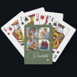 Design Your Own 4 Photo Personalized Name Playing Cards<br><div class="desc">Unleash your creativity with our Design Your Own 4 Photo Personalized Name Poker Cards! These custom playing cards allow you to upload and showcase four of your favorite photos, making game night even more special and memorable. Perfect for poker enthusiasts, family gatherings, or as a unique gift for any occasion,...</div>