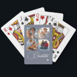 Design Your Own 4 Photo Personalized Name Playing Cards<br><div class="desc">Unleash your creativity with our Design Your Own 4 Photo Personalized Name Poker Cards! These custom playing cards allow you to upload and showcase four of your favorite photos, making game night even more special and memorable. Perfect for poker enthusiasts, family gatherings, or as a unique gift for any occasion,...</div>