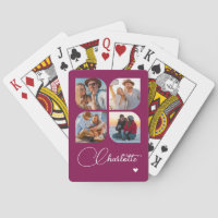Design Your Own 4 Photo Personalized Name