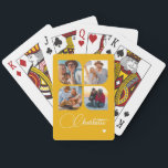 Design Your Own 4 Photo Personalized Name Playing Cards<br><div class="desc">Unleash your creativity with our Design Your Own 4 Photo Personalized Name Poker Cards! These custom playing cards allow you to upload and showcase four of your favorite photos, making game night even more special and memorable. Perfect for poker enthusiasts, family gatherings, or as a unique gift for any occasion,...</div>