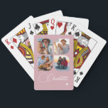 Design Your Own 4 Photo Personalized Name Playing Cards<br><div class="desc">Unleash your creativity with our Design Your Own 4 Photo Personalized Name Poker Cards! These custom playing cards allow you to upload and showcase four of your favorite photos, making game night even more special and memorable. Perfect for poker enthusiasts, family gatherings, or as a unique gift for any occasion,...</div>