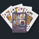 Design Your Own 4 Photo Personalized Name Playing Cards<br><div class="desc">Unleash your creativity with our Design Your Own 4 Photo Personalized Name Poker Cards! These custom playing cards allow you to upload and showcase four of your favorite photos, making game night even more special and memorable. Perfect for poker enthusiasts, family gatherings, or as a unique gift for any occasion,...</div>