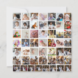 Design Your Own 50 Photo Collage Card