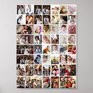 Design Your Own 50 Photo Collage Poster