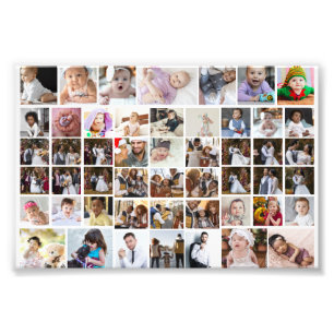 Design Your Own 50 Photo Collage Print