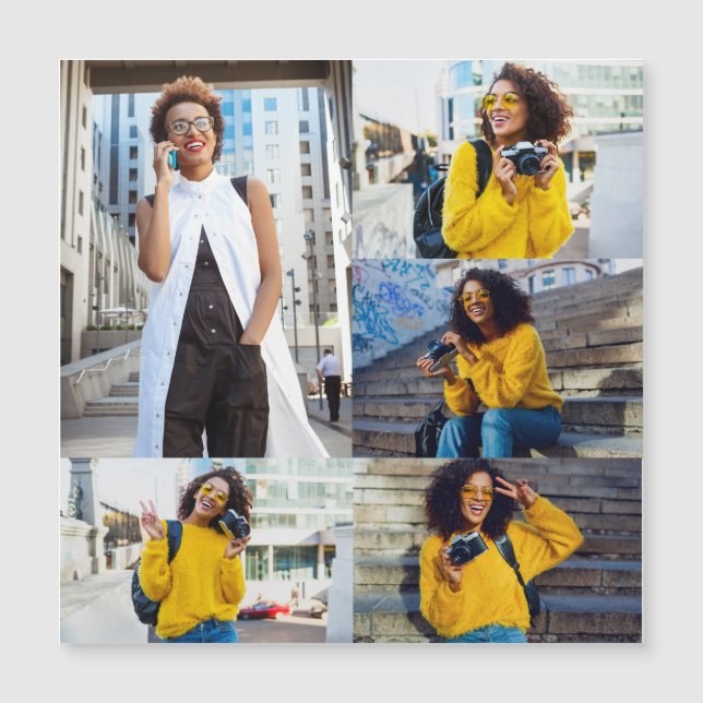 Design Your Own 5 Photo Collage (Front)