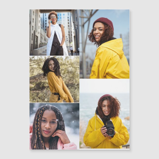 Design Your Own 5 Photo Collage (Front)