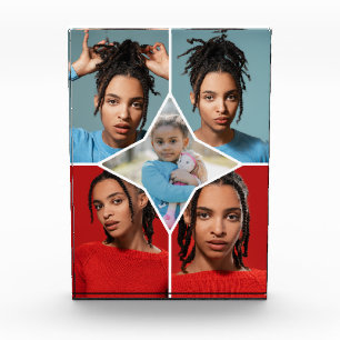 Design Your Own 5 Photo Collage Block