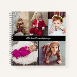 Design Your Own 5 Photo Collage Notebook
