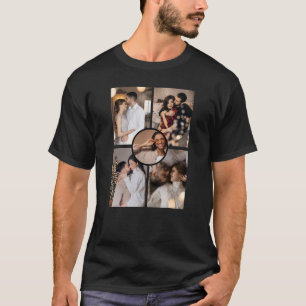 Design Your Own 5 Photo Collage T-Shirt