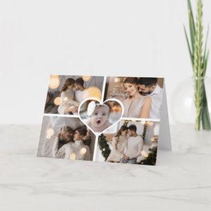 Design Your Own 5 Photo Collage Thank You Card