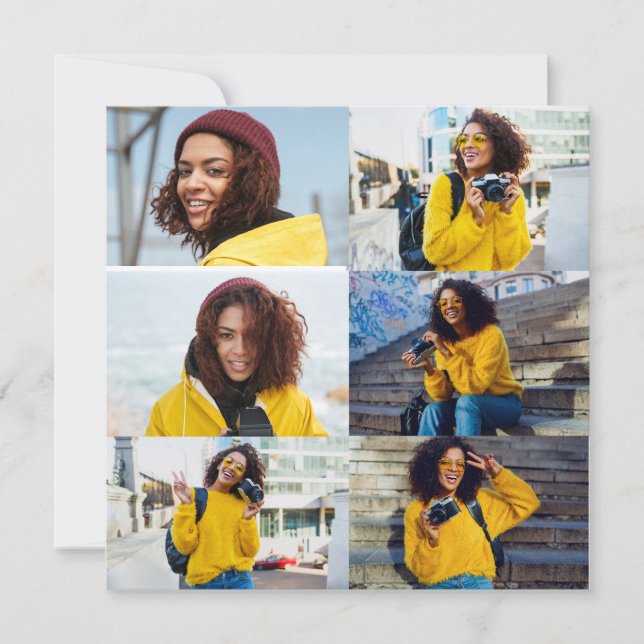 Design Your Own 6 Photo Collage (Front)