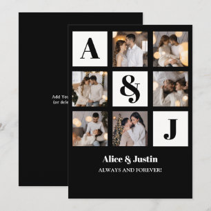 Design Your Own 6 Photo Collage Announcement