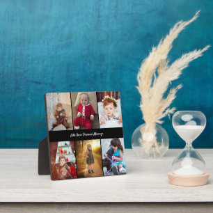 Design Your Own 6 Photo Collage Plaque
