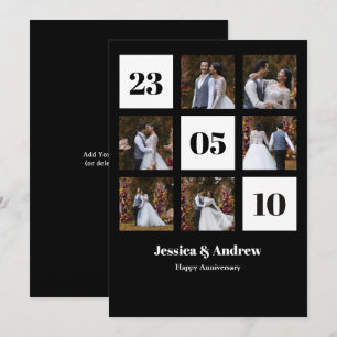 Design Your Own 6 Photo Collage Thank You Card