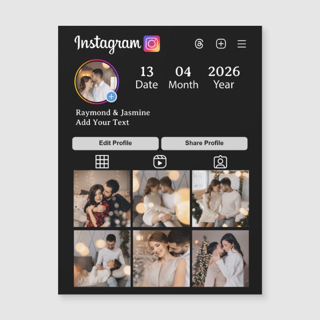 Design Your Own 7 Photo Collage (Front)