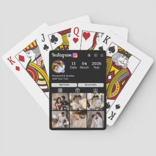 Design Your Own 7 Photo Collage Playing Cards