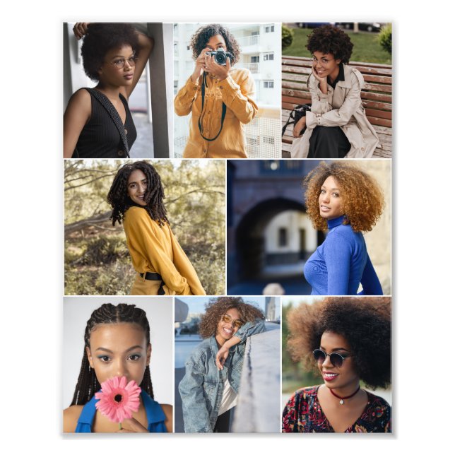 Design Your Own 8 Photo Collage (Front)