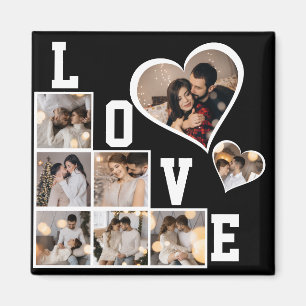 Design Your Own 8 Photo Collage Magnet