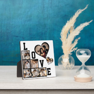 Design Your Own 8 Photo Collage Plaque