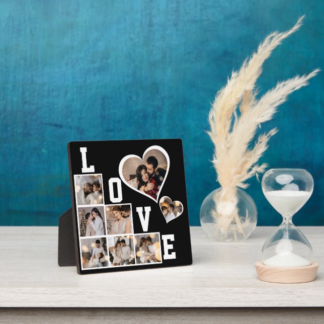 Design Your Own 8 Photo Collage Plaque (Insitu)