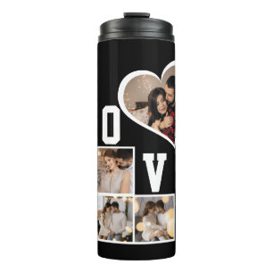 Design Your Own 8 Photo Collage Thermal Tumbler