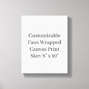Design Your Own 8" x 10" Canvas Print