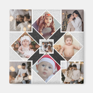 Design Your Own 9 Photo Collage Magnet