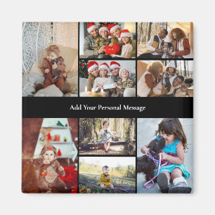 Design Your Own 9 Photo Collage Magnet