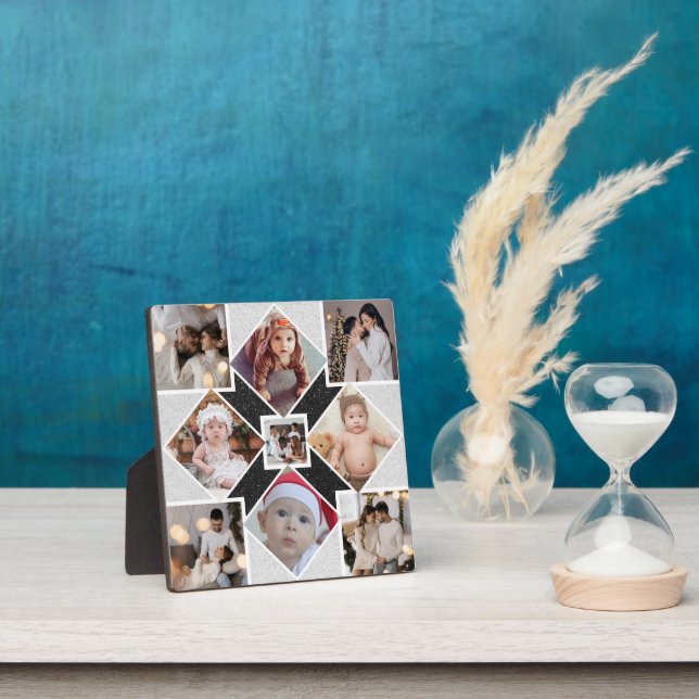 Design Your Own 9 Photo Collage Plaque (Insitu)