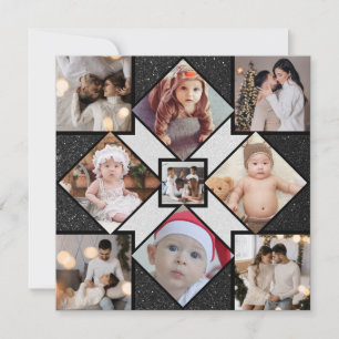 Design Your Own 9 Photo Collage Thank You Card