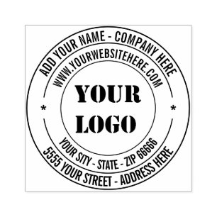 Design Your Own Address Rubber Stamp Template