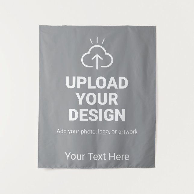 Design Your Own Artwork with Wording Tapestry (Front)