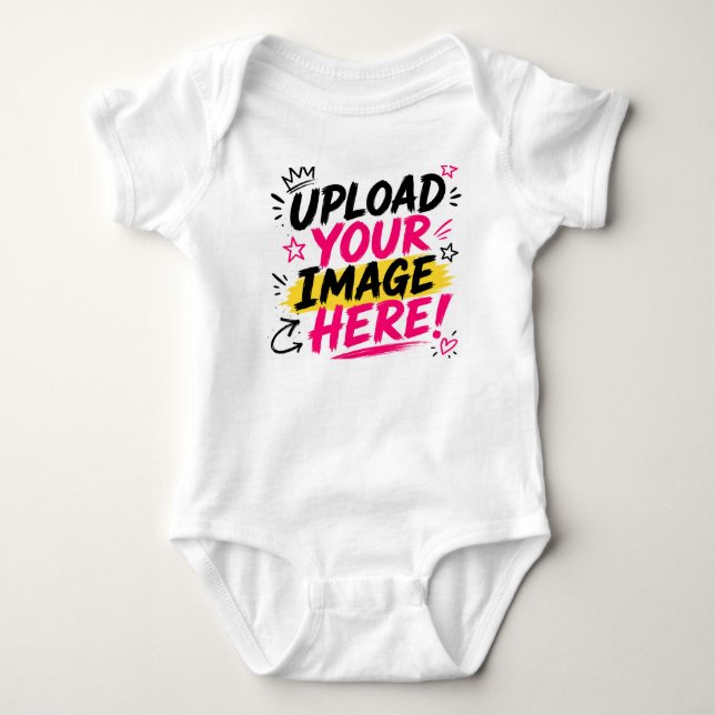 Design Your Own Baby Bodysuit | Add Your Image or  (Front)
