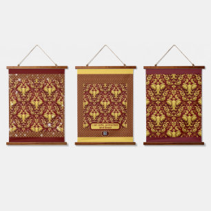 Design Your Own Baroque Mandala-Inspired Elephant Hanging Tapestry