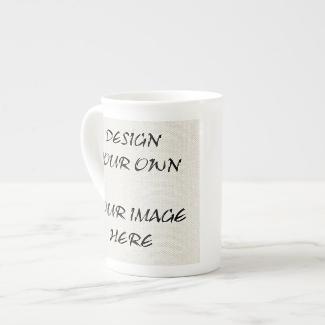 Design Your Own Bone China Mug (Front Left)