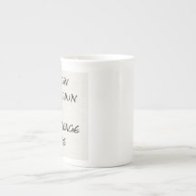 Design Your Own Bone China Mug