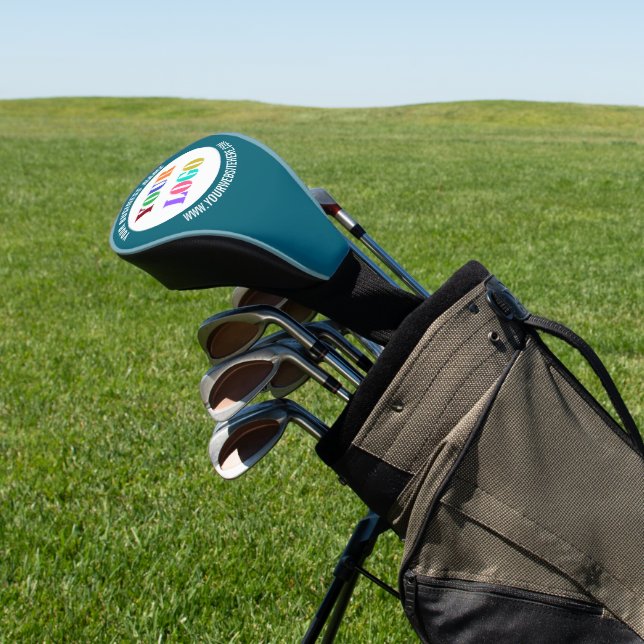 Design Your Own Branded Golf Head Cover Example (In Situ)