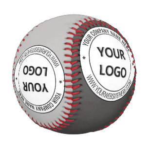 Design Your Own Branded Logo and Text Baseball