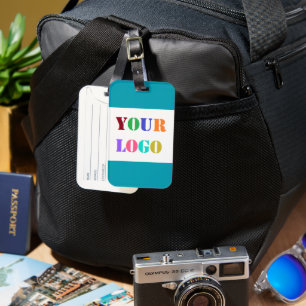 Design Your Own Branded Logo Luggage Tag Example
