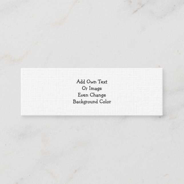 Design Your Own Business Card (Front)