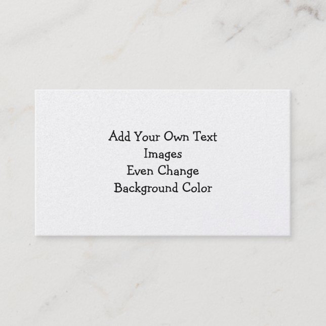 Design Your Own Business Card (Front)