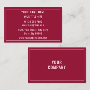 Design Your Own Business Card Custom Colours Fonts