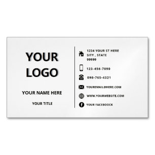 Design Your Own Business Card Magnet Template
