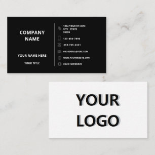 Design Your Own Business Card Template with Logo