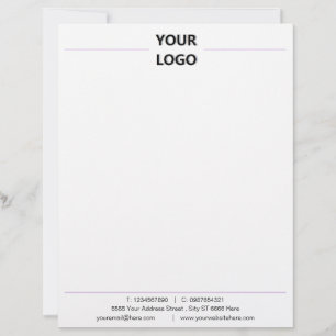 Design Your Own Business Letterhead Template