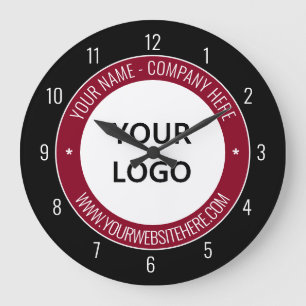 Design Your Own Business Logo and Text Clock