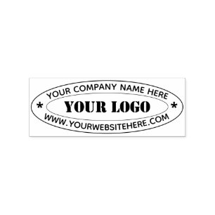Design Your Own Business Logo Oval Stamp Example