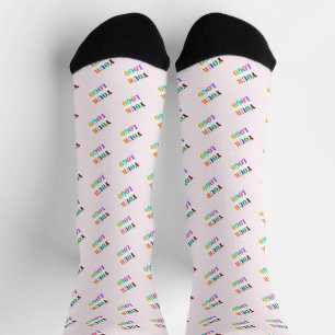 Design Your Own Business Logo Socks Template